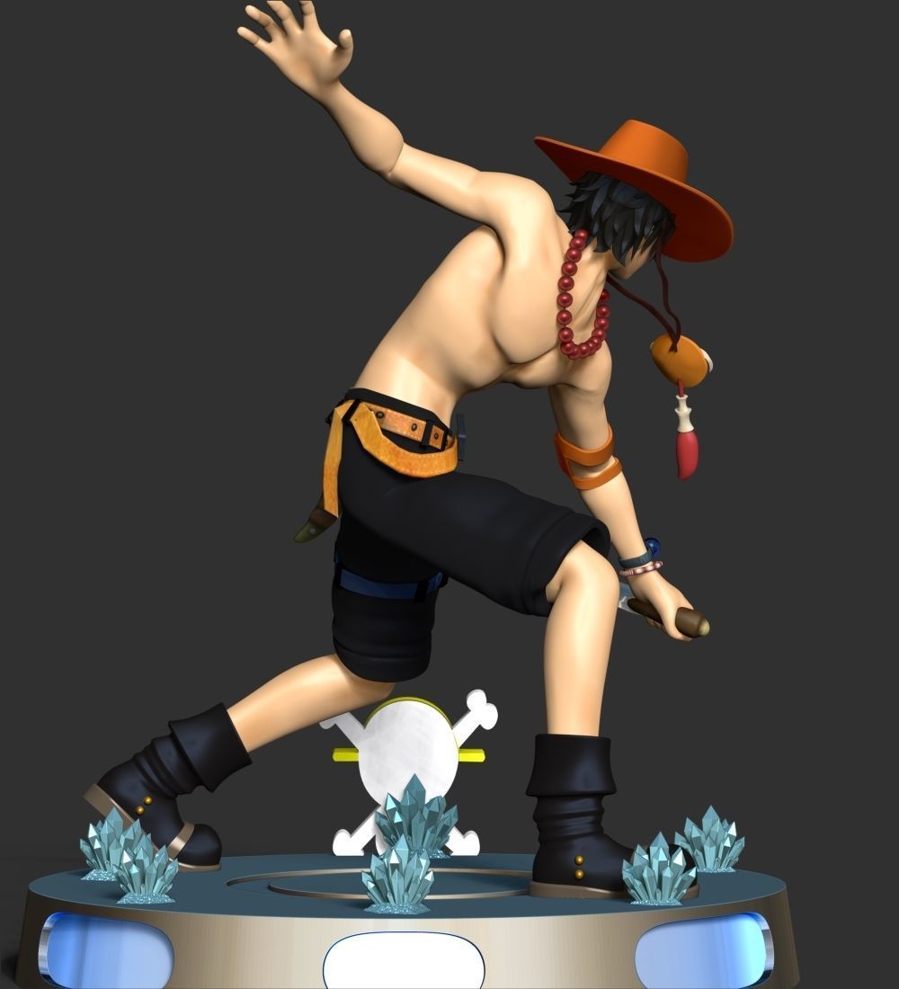 Portgas D-Ace - One Piece 3D print model_13