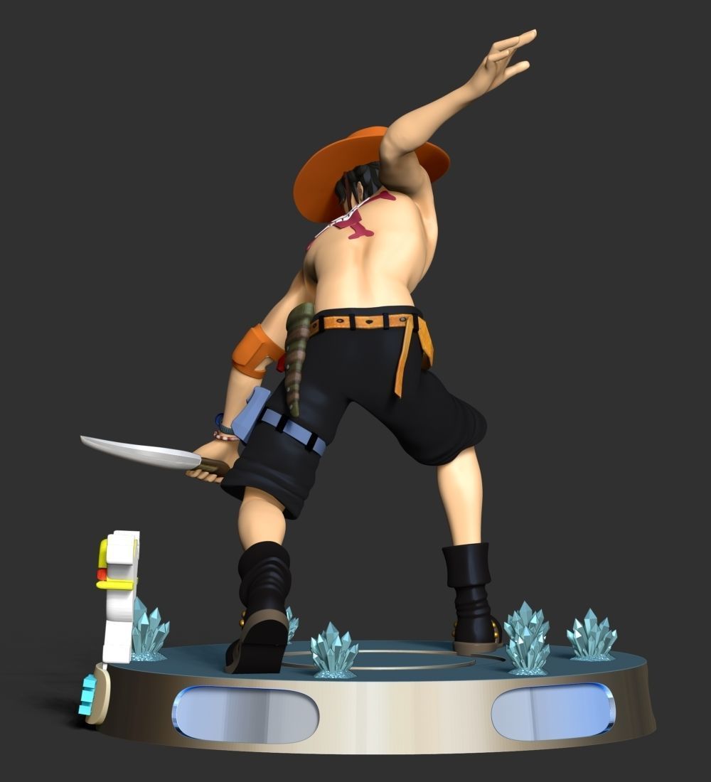Portgas D-Ace - One Piece 3D print model_12
