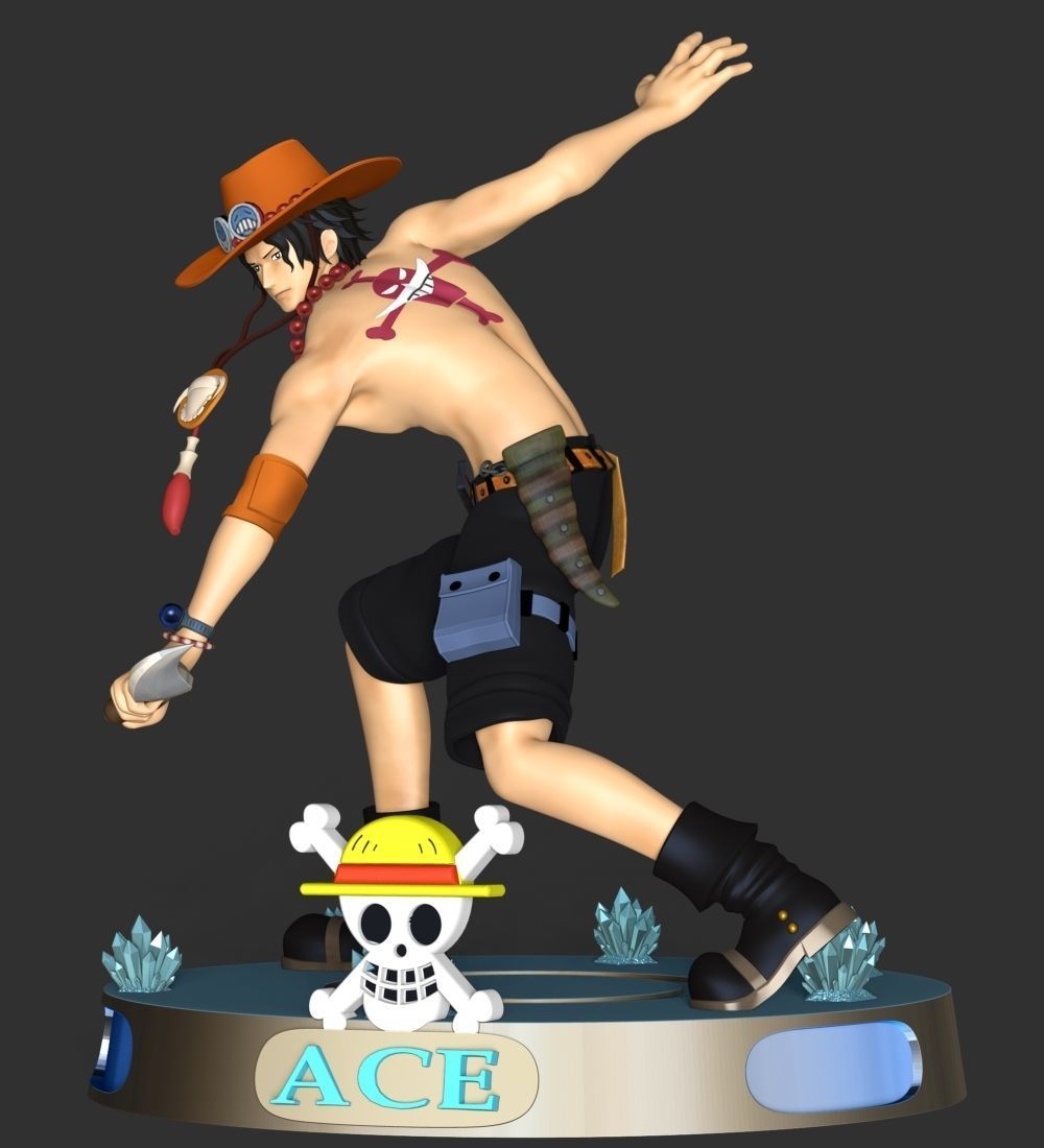 Portgas D-Ace - One Piece 3D print model_9