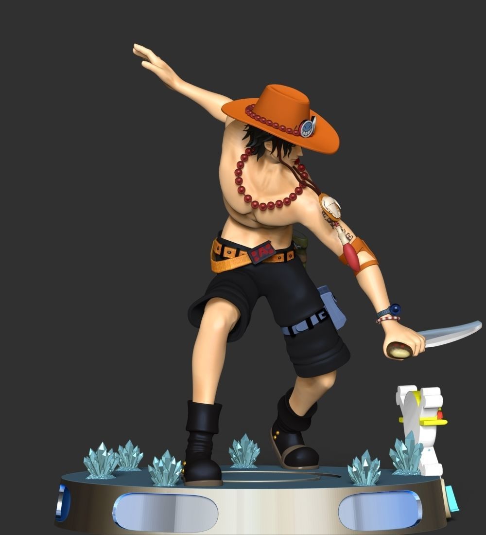 Portgas D-Ace - One Piece 3D print model_7