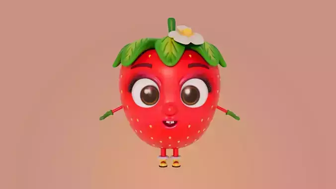 strawberry cartoon