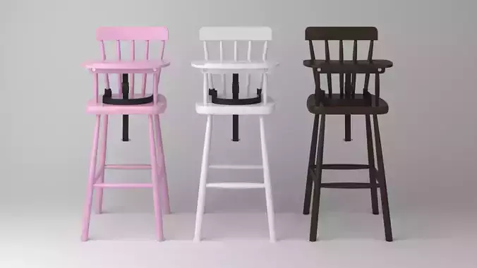 Baby Highchair with table VRAY
