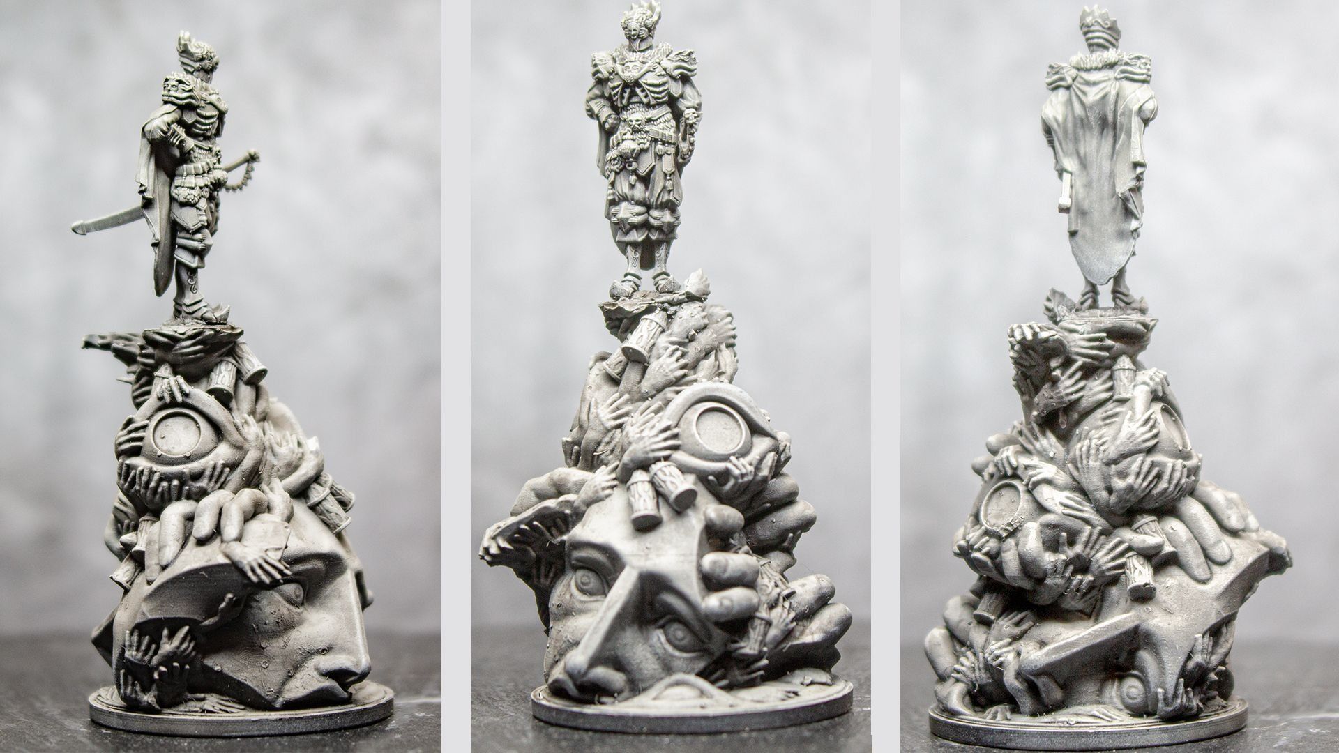 Kingdom Death Monster - The Hand Base 3D print model_5