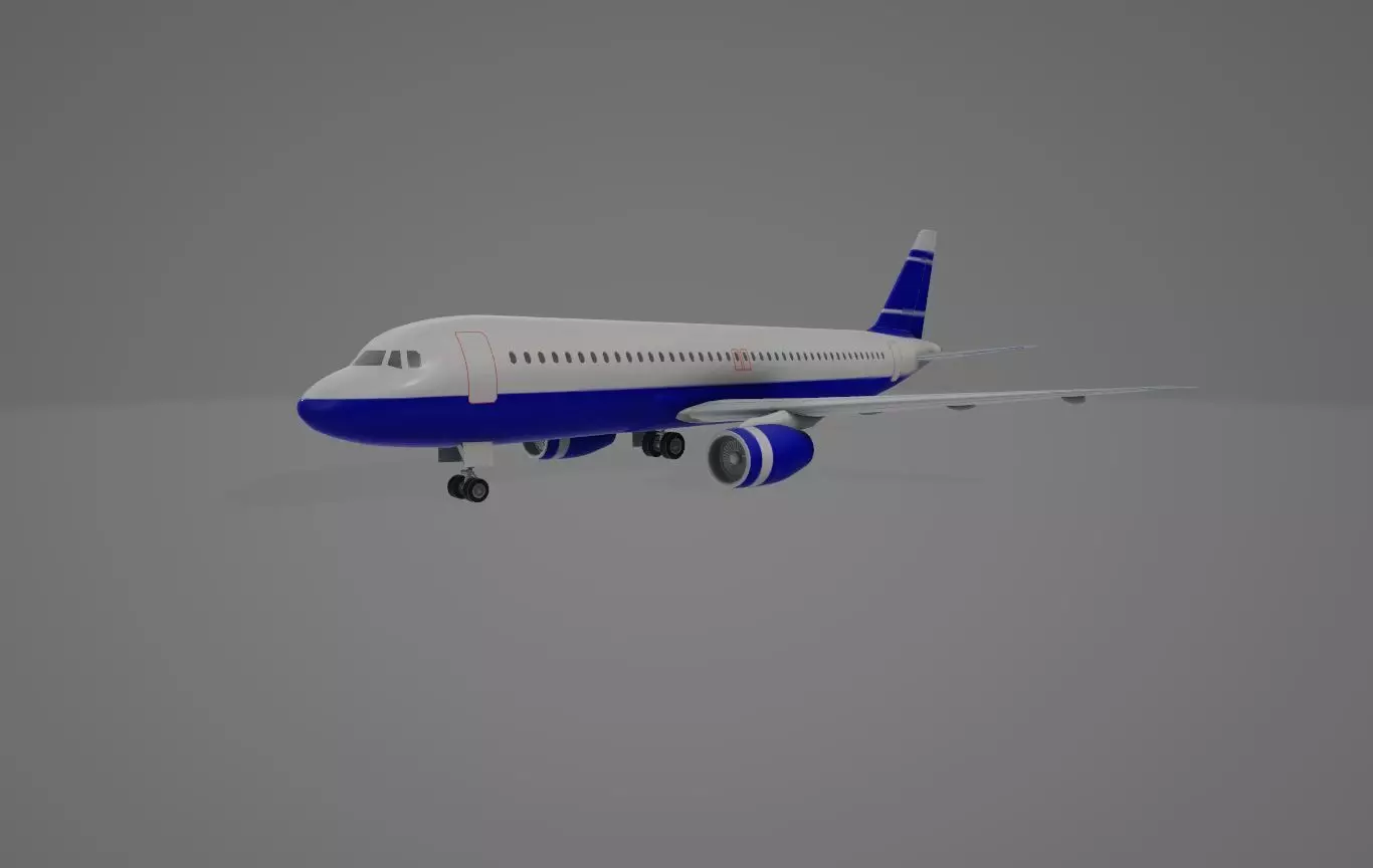 Plane boeing Free 3D print model_0