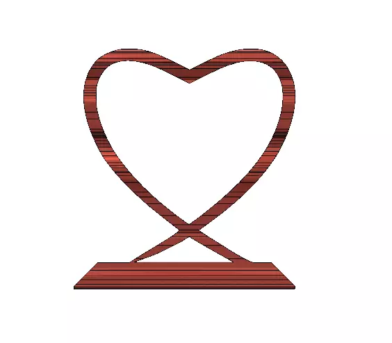 Love Statue illution  3D print model_0