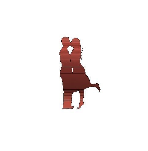 Love Statue illution  3D print model_2