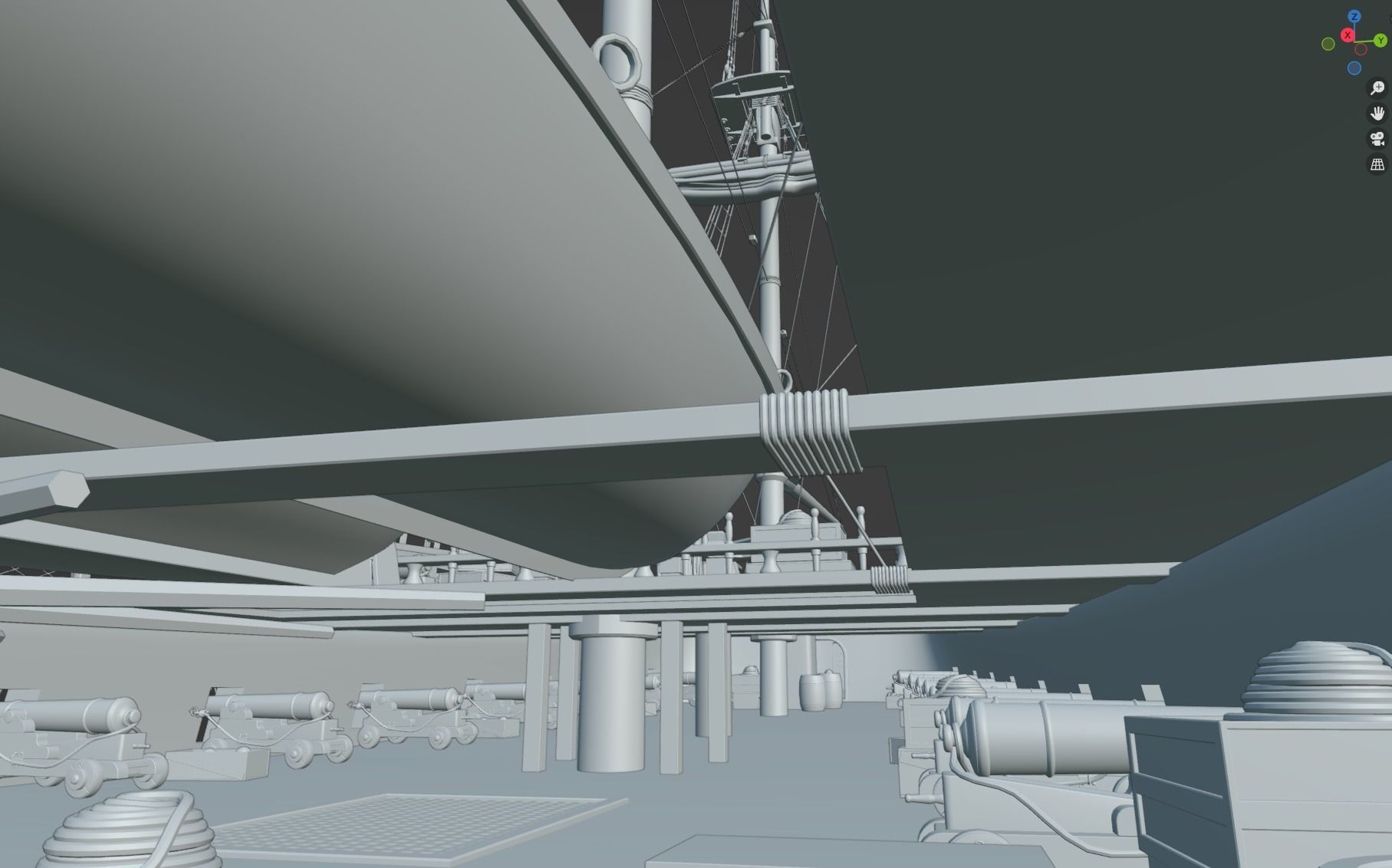 PBR-Endeavour sailing frigate  3D model_51