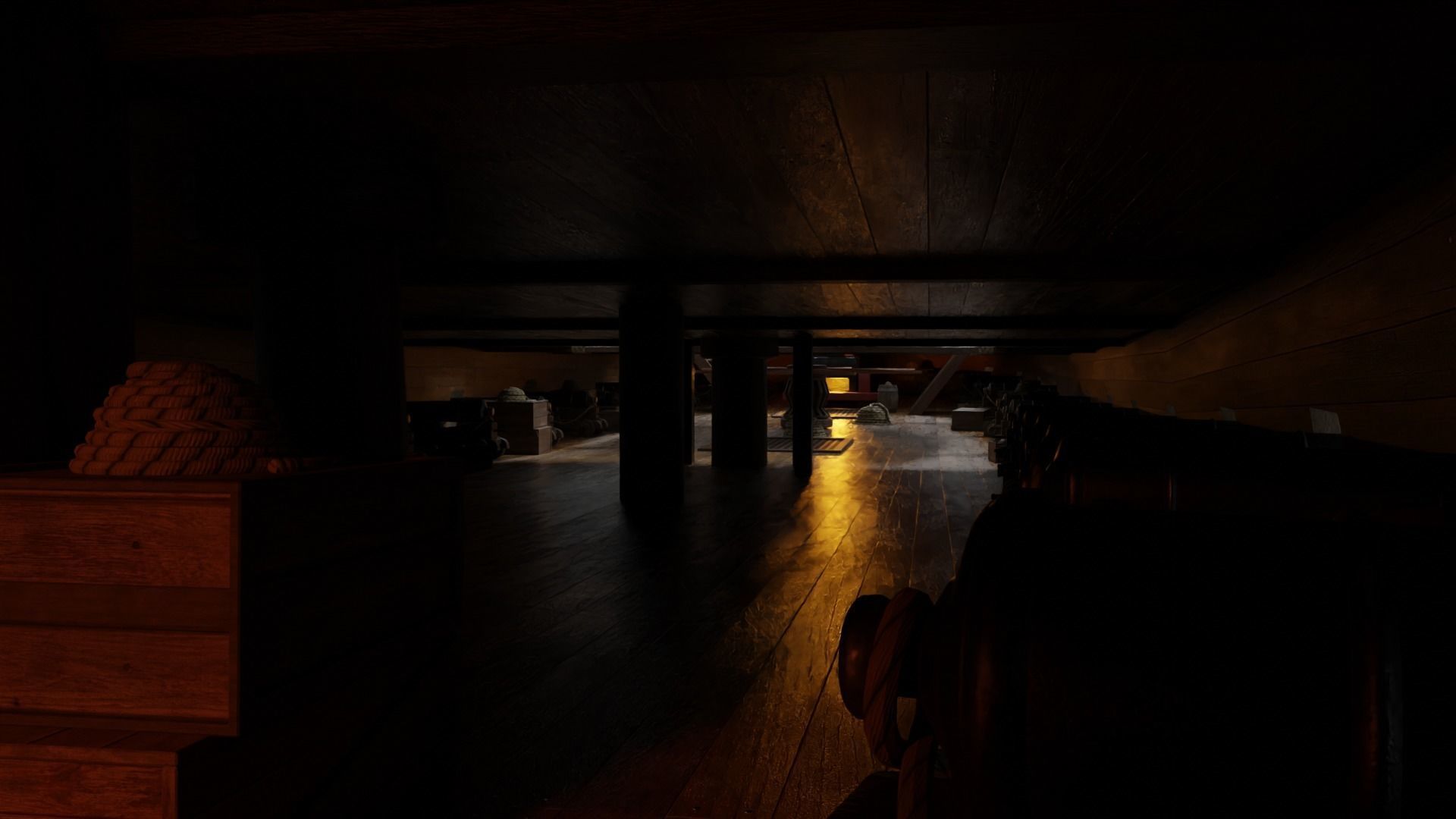 PBR-Endeavour sailing frigate  3D model_21