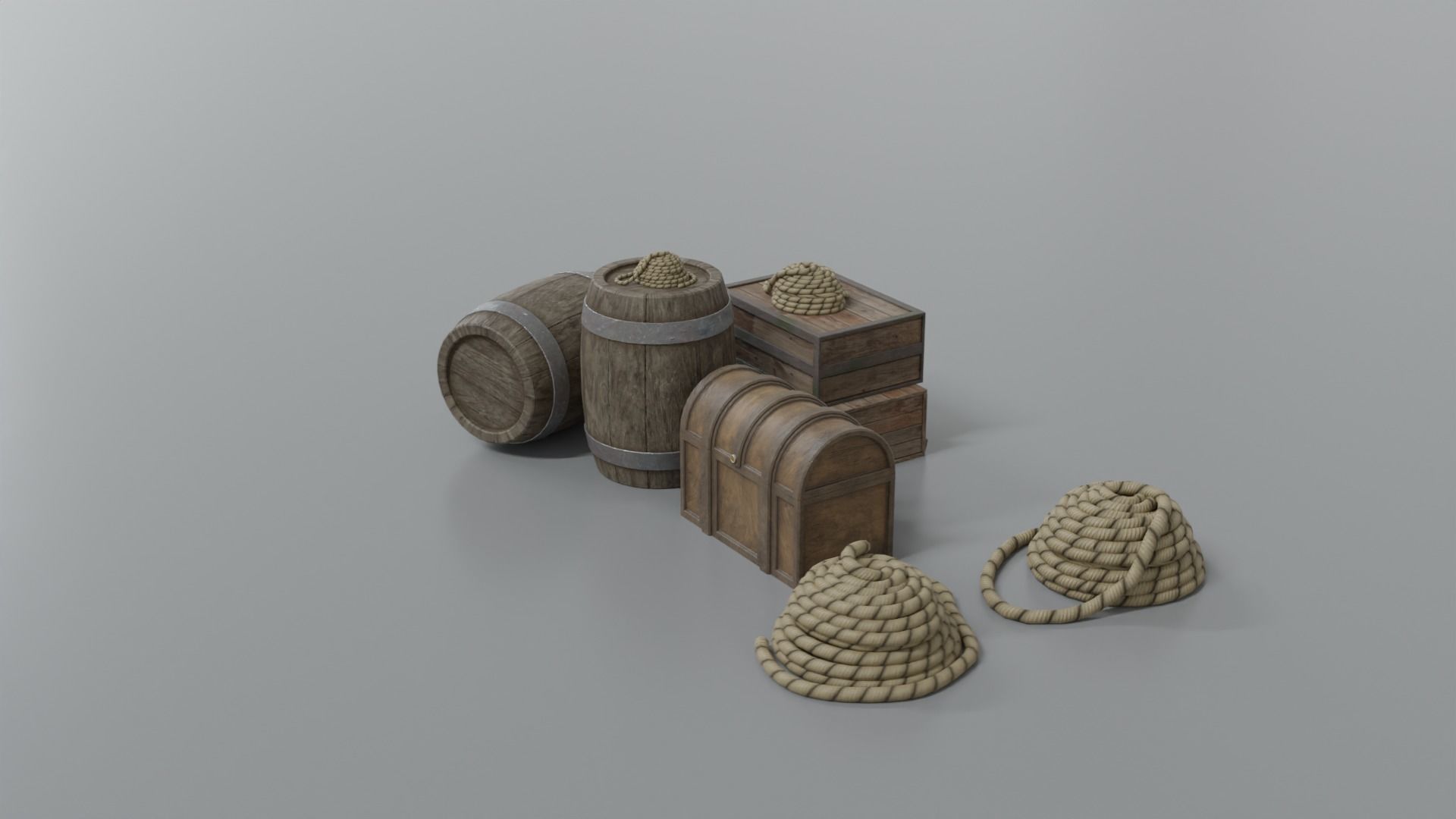 PBR-Endeavour sailing frigate  3D model_33