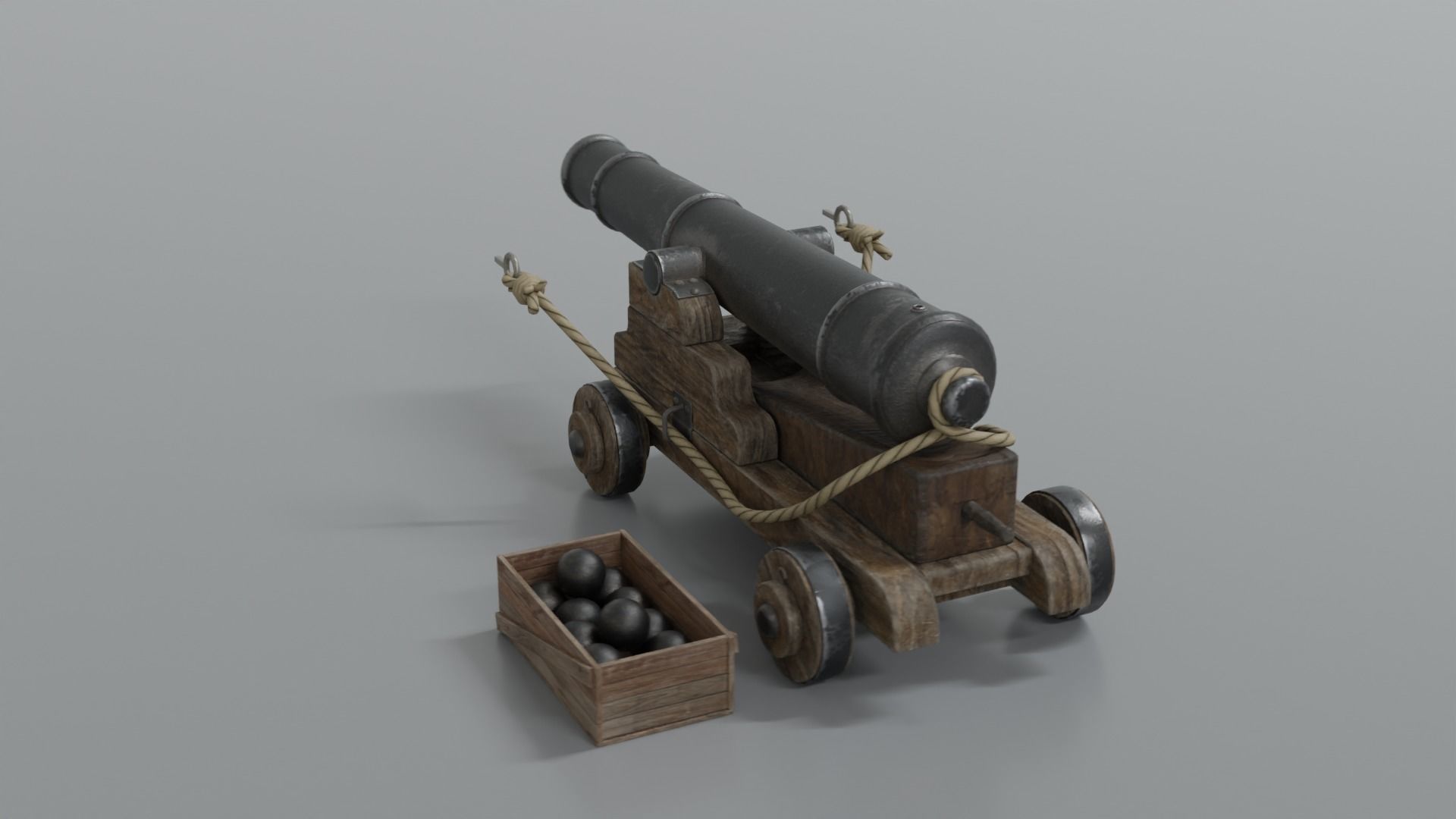 PBR-Endeavour sailing frigate  3D model_32