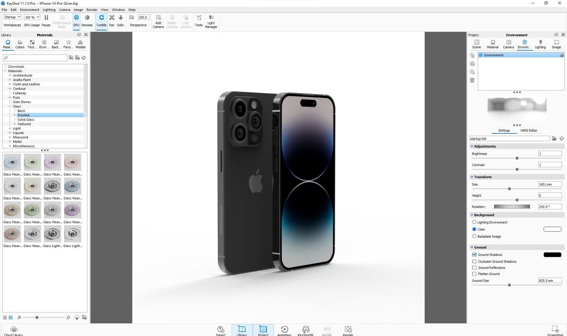 Apple iPhone 14 Pro All color Low-poly 3D model_64