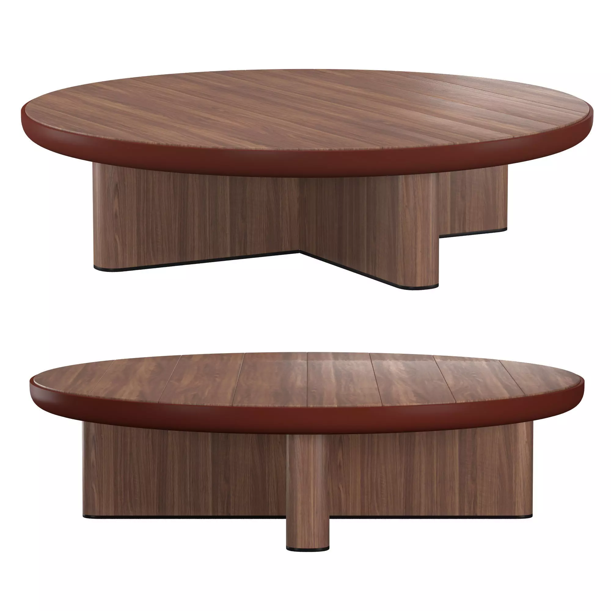 Cala Centre Table Teak 135 Kettal 3D model_0