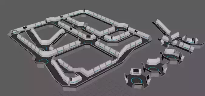 space station module 3D print model