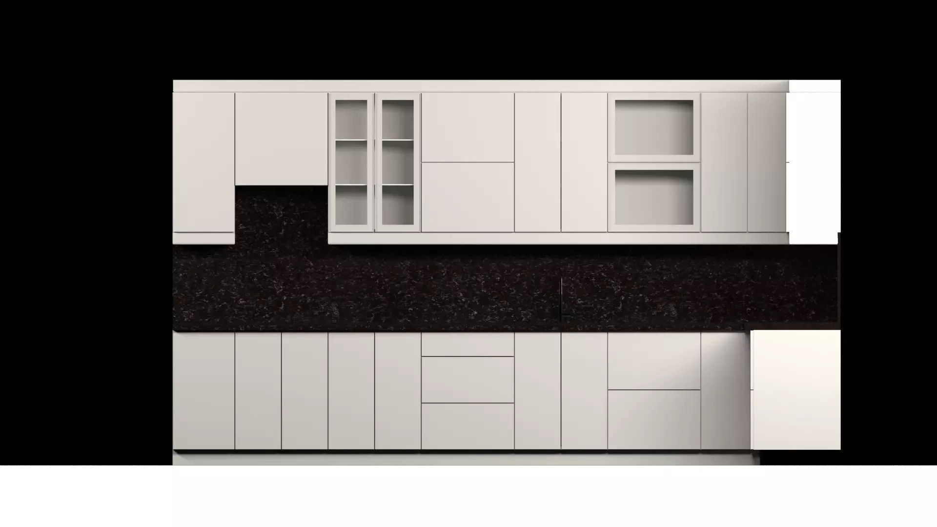 modern kitchen model 3D model_0