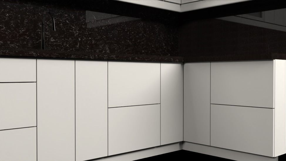 modern kitchen model 3D model_3