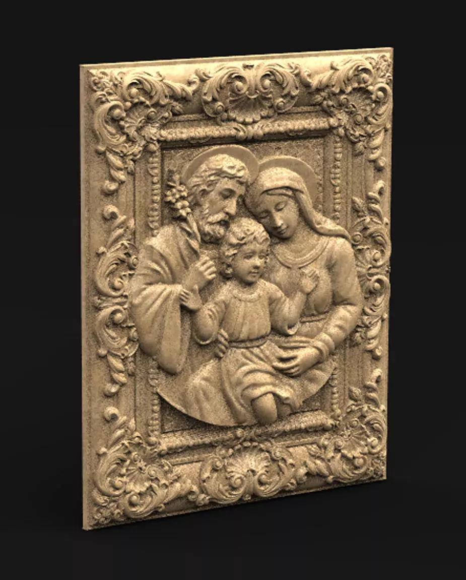 Holy Family New 3D print model_0