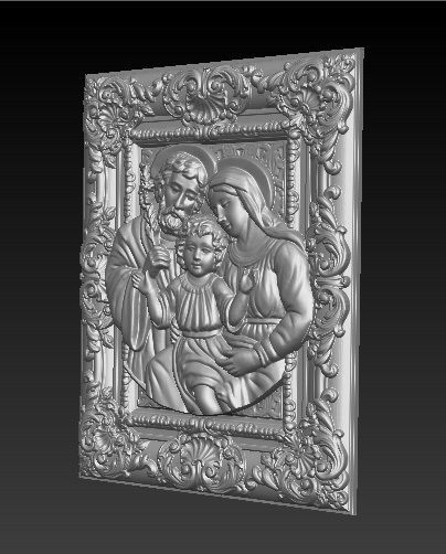 Holy Family New 3D print model_3