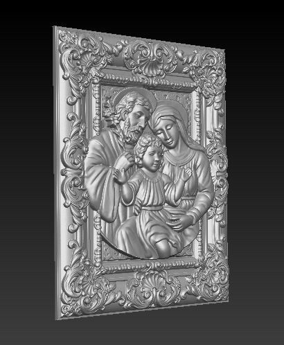 Holy Family New 3D print model_2