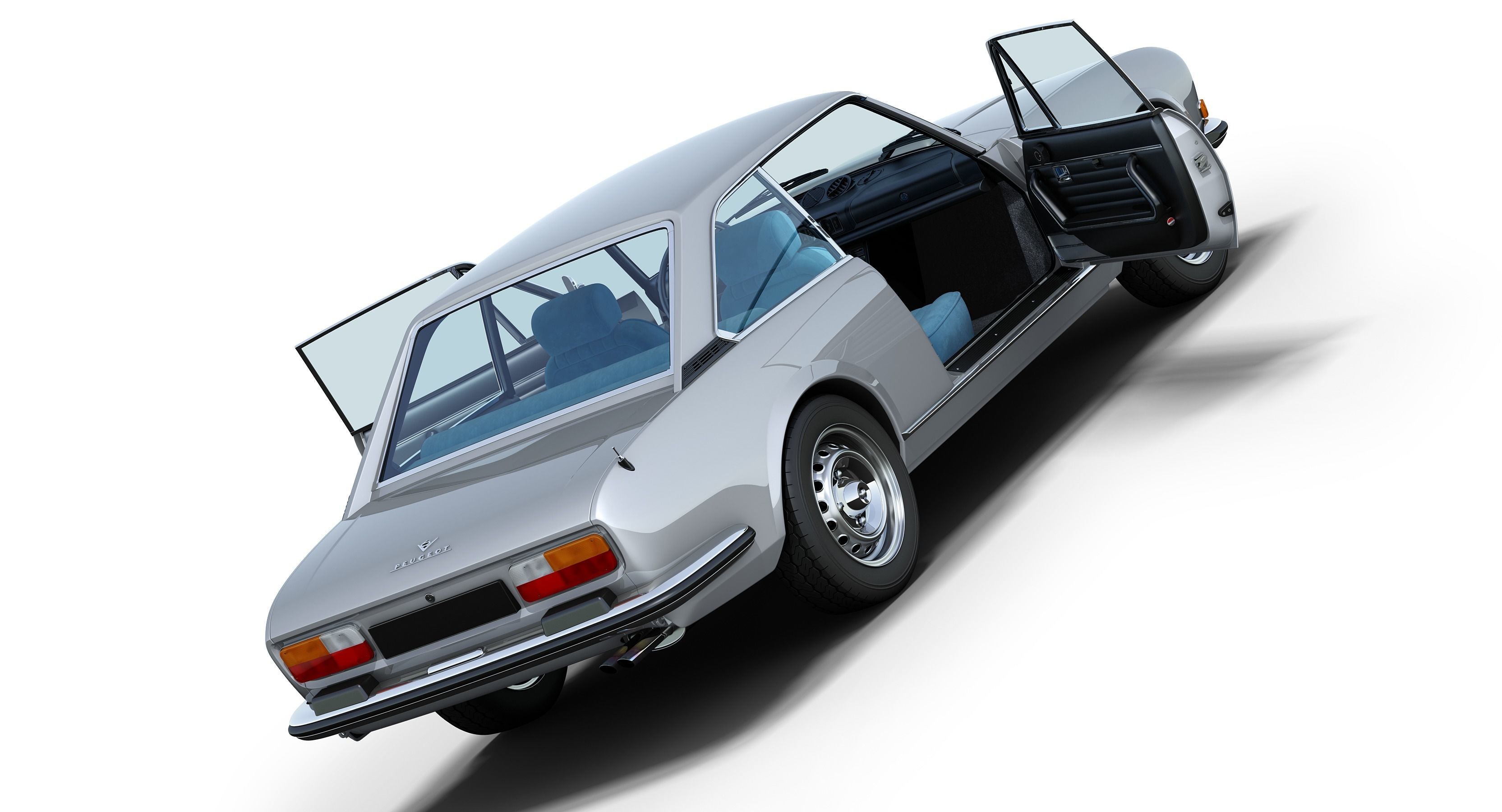 Peugeot 504 Coupe 3D model_4