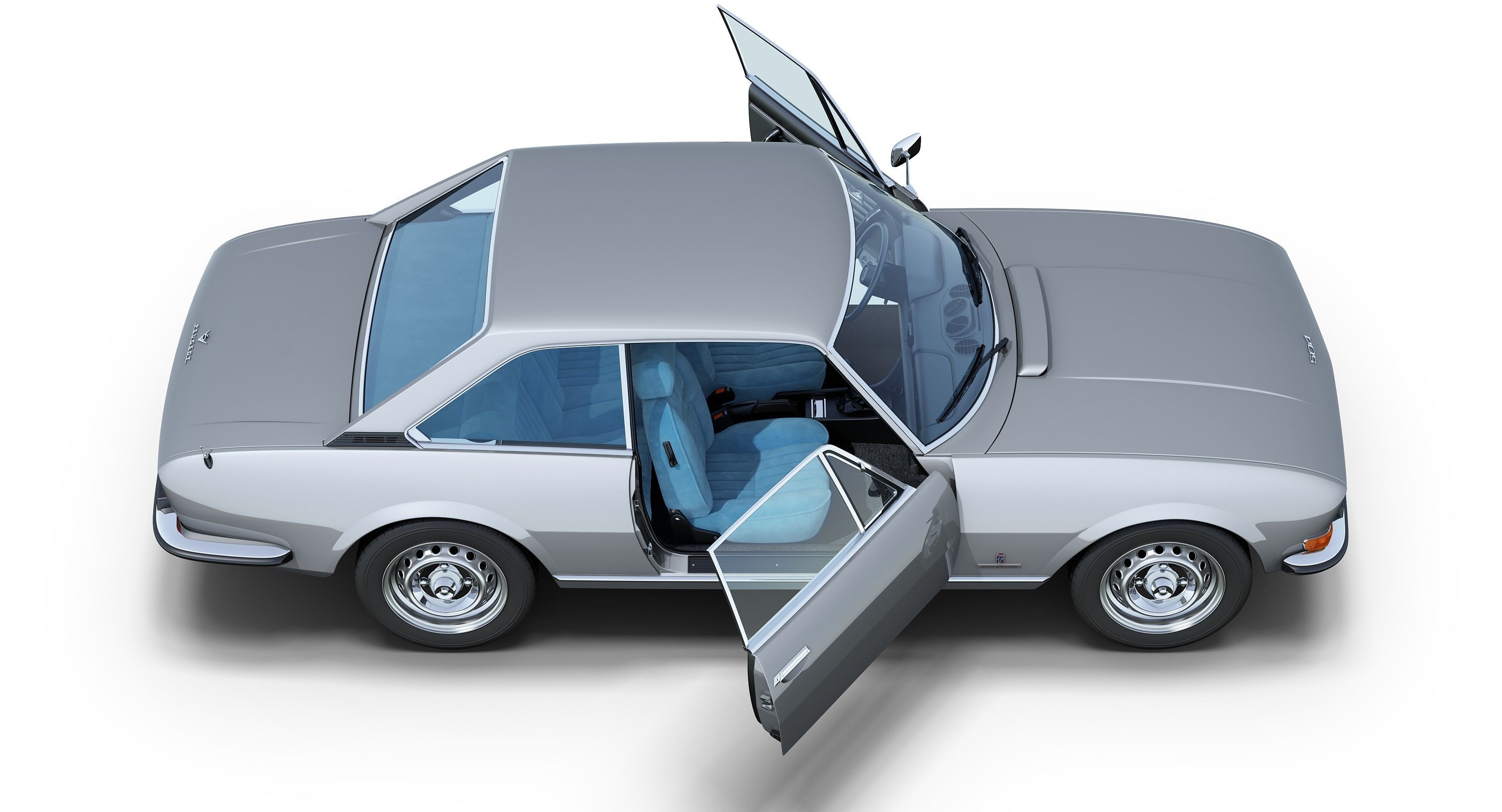 Peugeot 504 Coupe 3D model_2