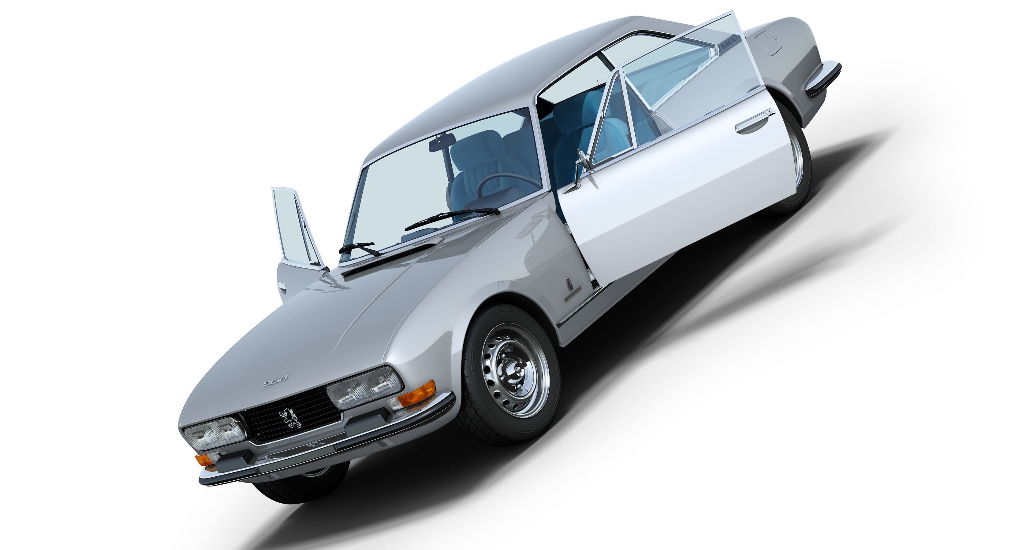 Peugeot 504 Coupe 3D model_10