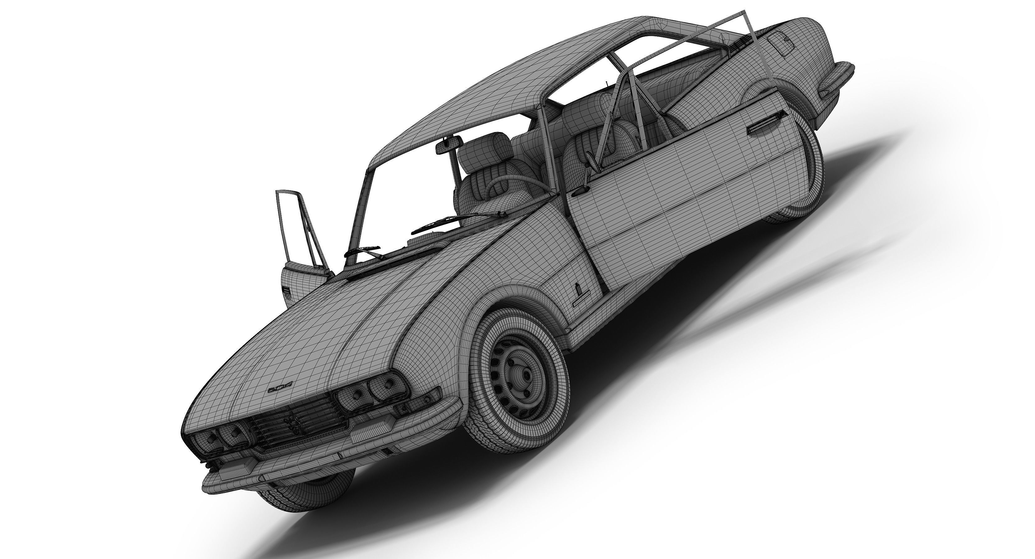 Peugeot 504 Coupe 3D model_11