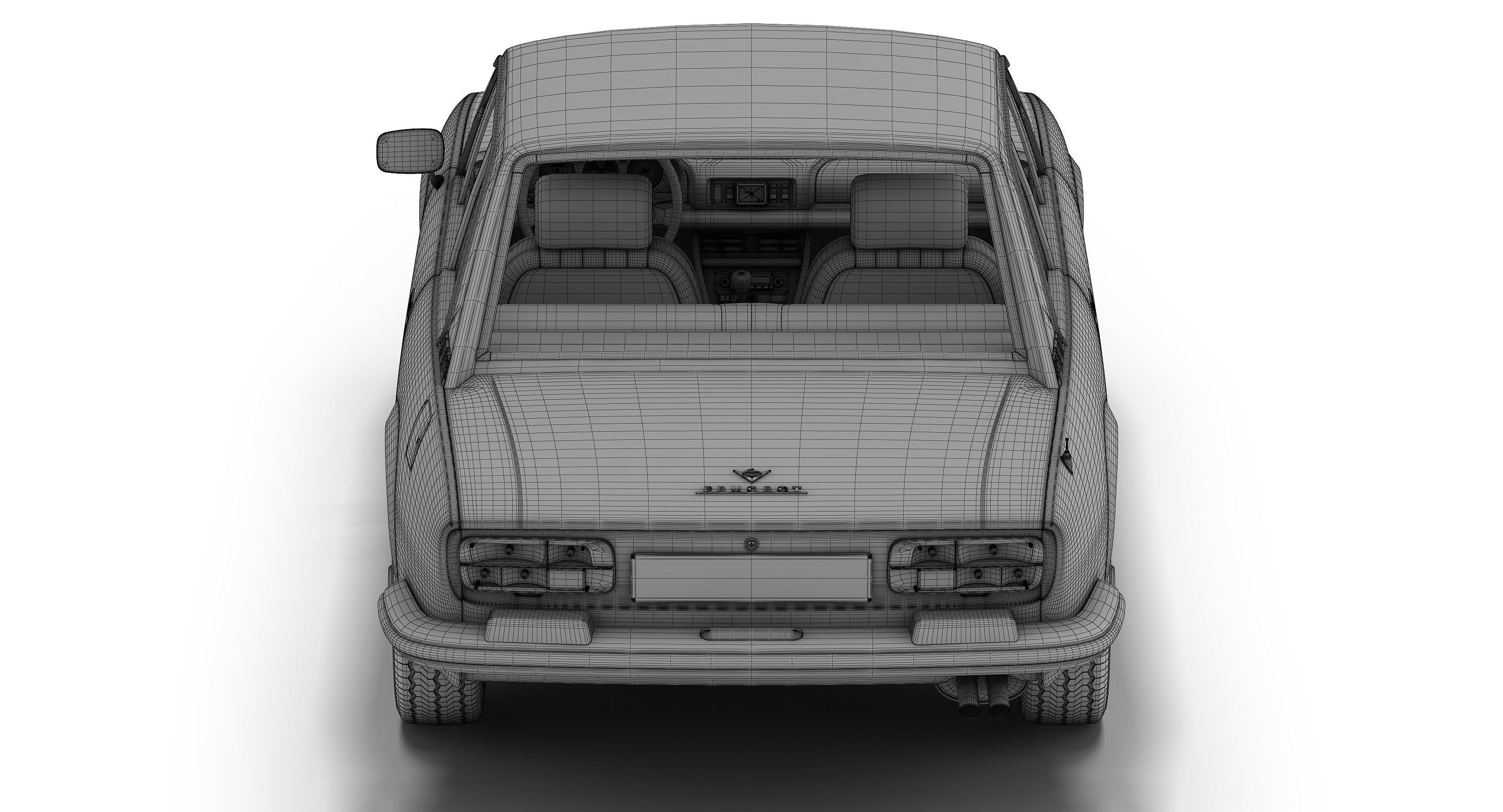 Peugeot 504 Coupe 3D model_7