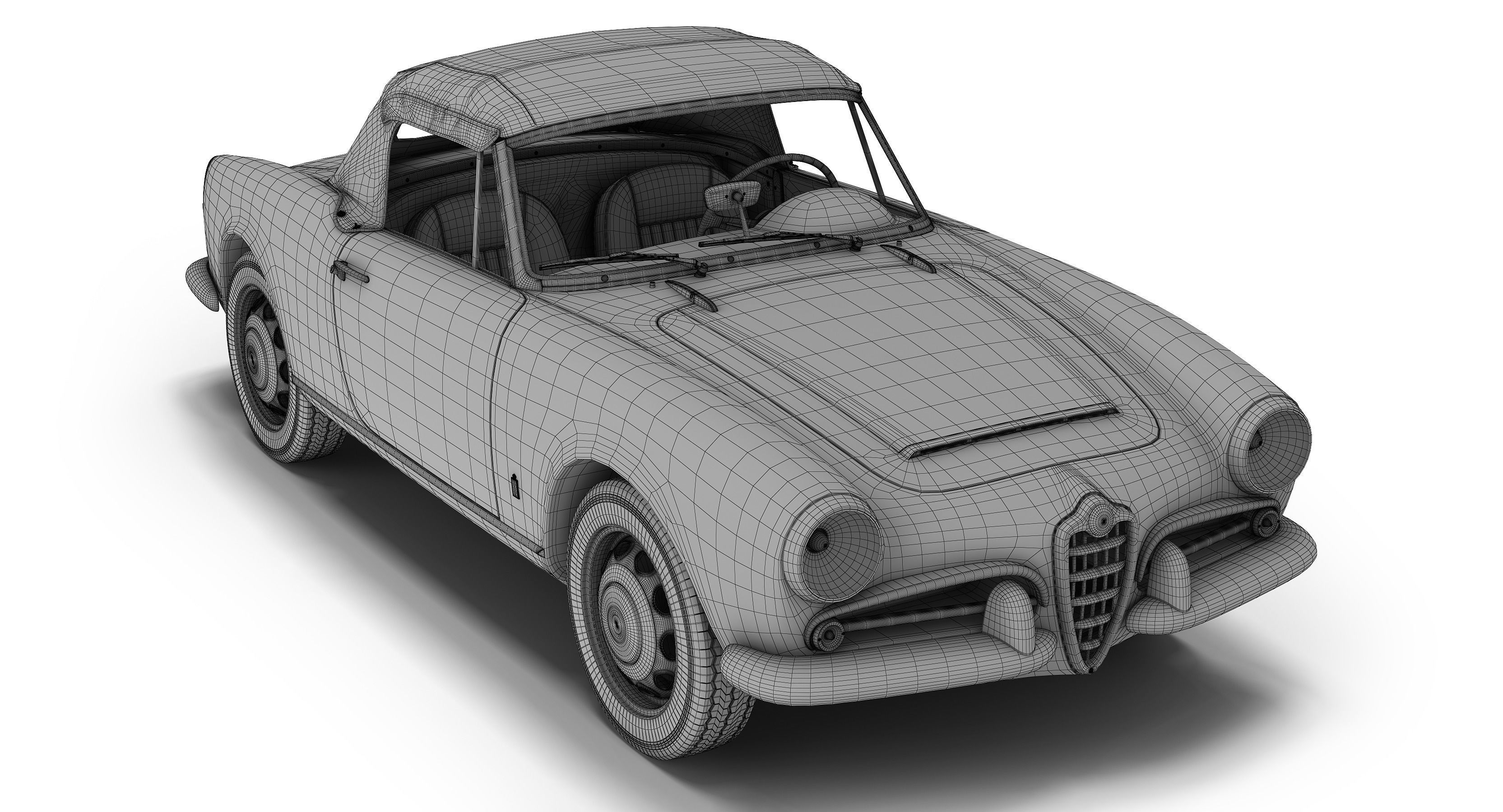 Alfa Romeo Giulia Spider 3D model_1