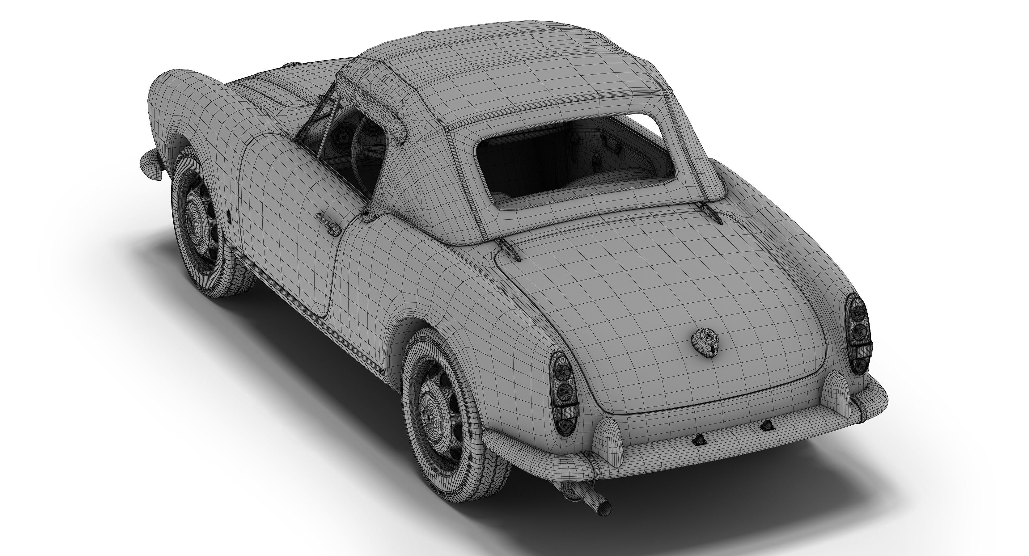 Alfa Romeo Giulia Spider 3D model_9