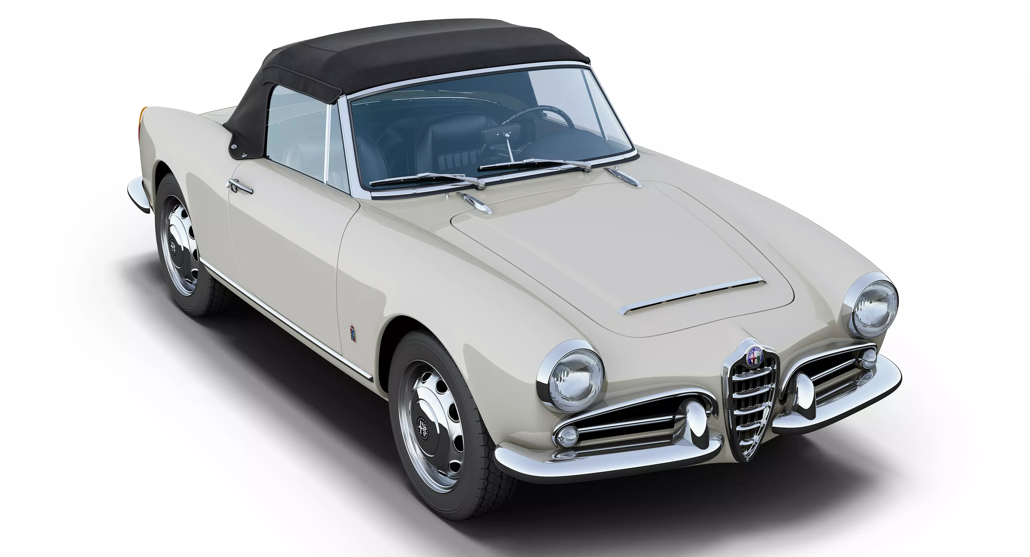 Alfa Romeo Giulia Spider 3D model_0