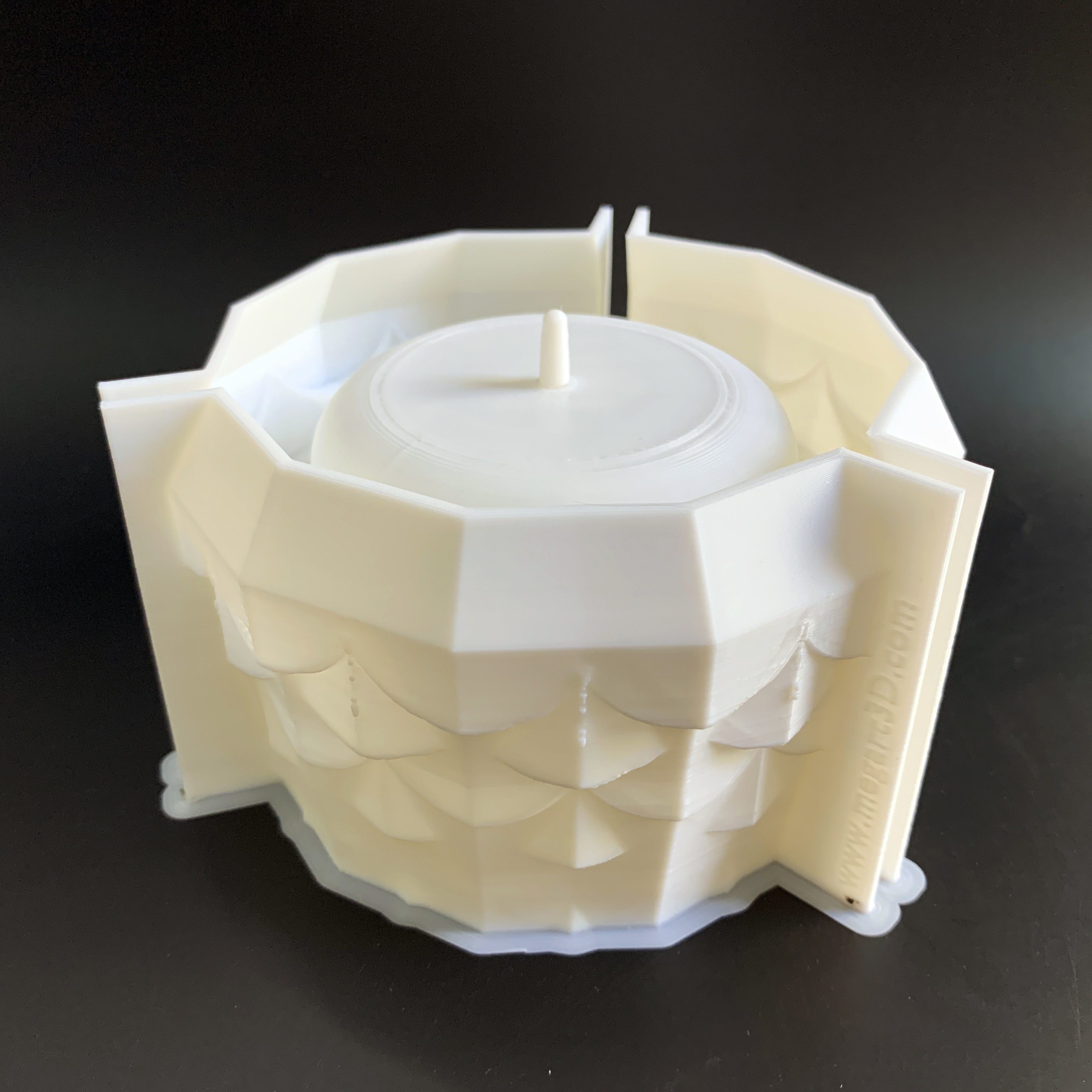Geometric Pot 3D mold printing - Include Pot file for print 3D print model_2