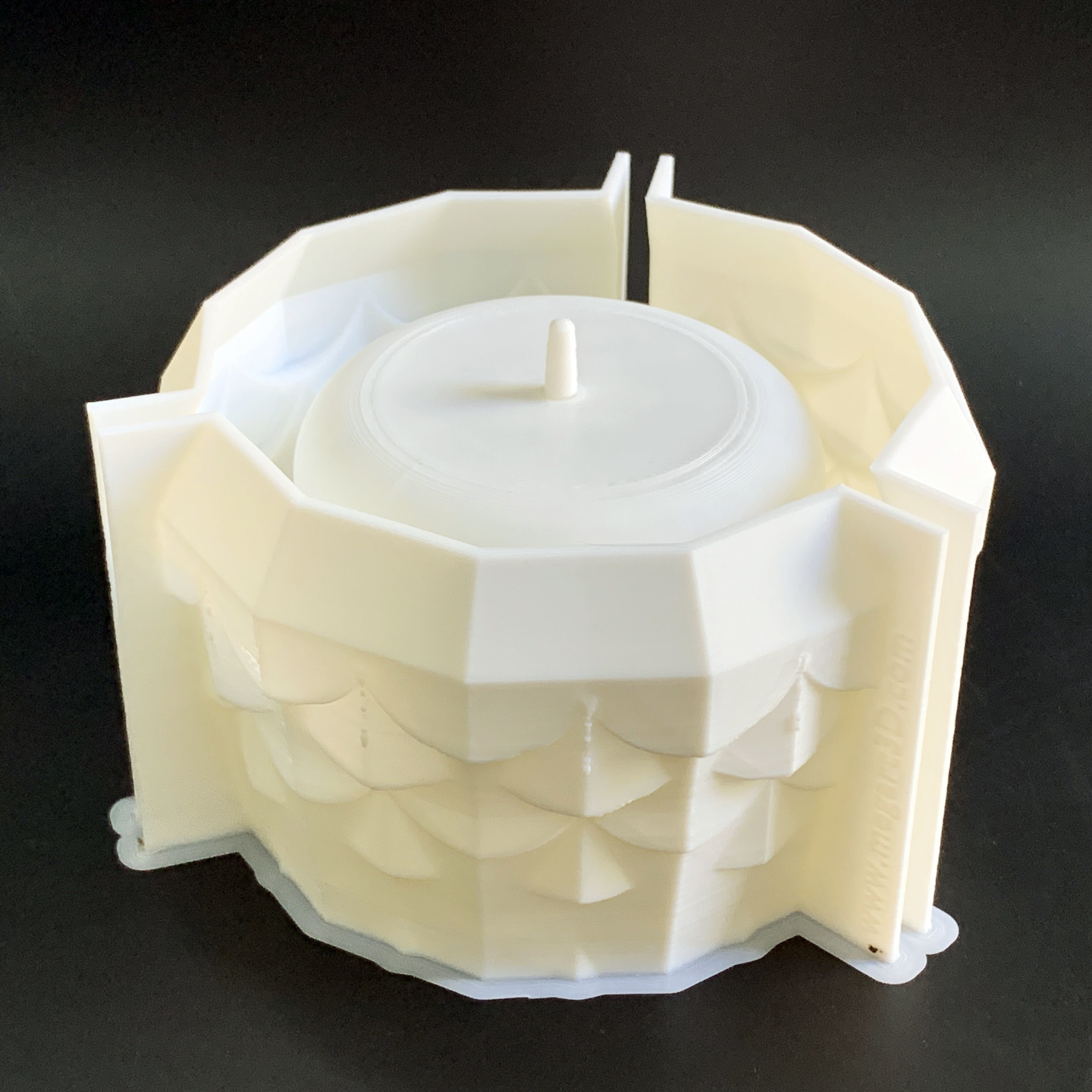 Geometric Pot 3D mold printing - Include Pot file for print 3D print model_3