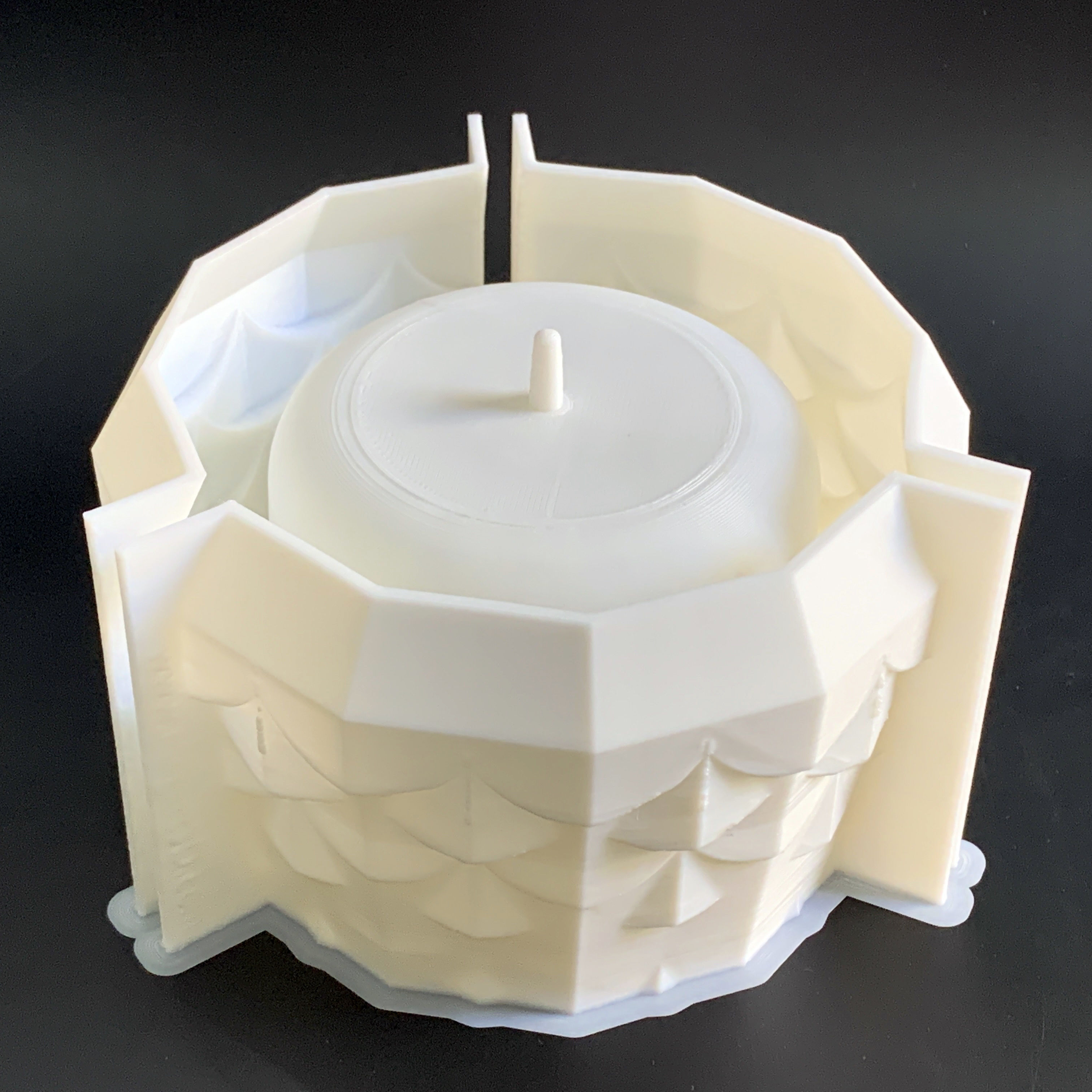 Geometric Pot 3D mold printing - Include Pot file for print 3D print model_4