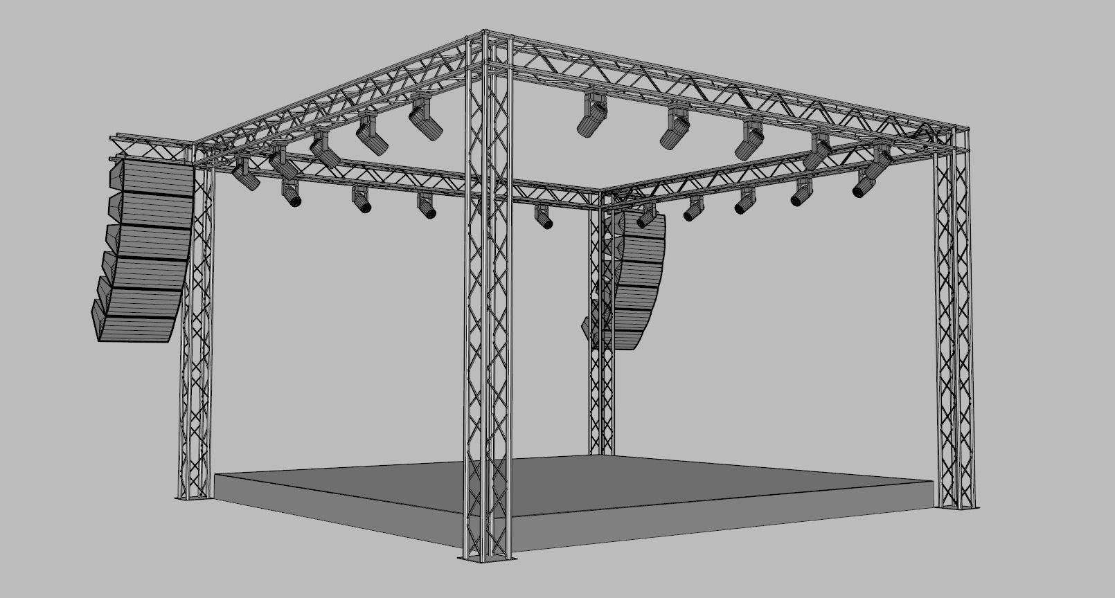 Concert Stage 12 3D model_4