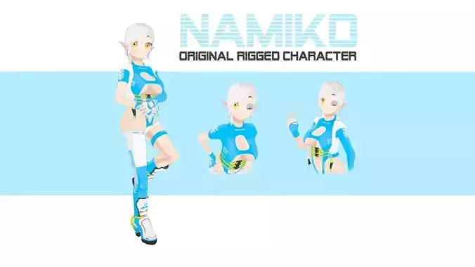 Namiko - Original Rigged Anime Character