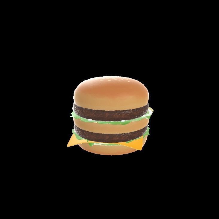 Big mac 3D model_7