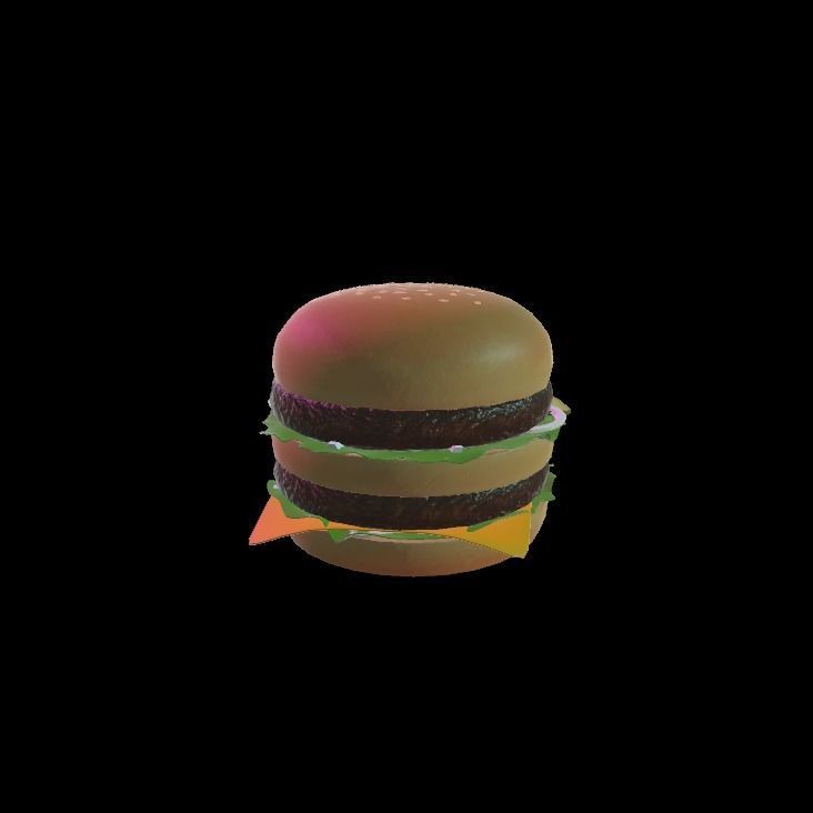 Big mac 3D model_2