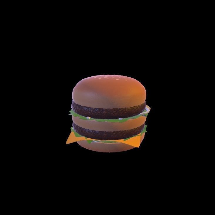Big mac 3D model_8