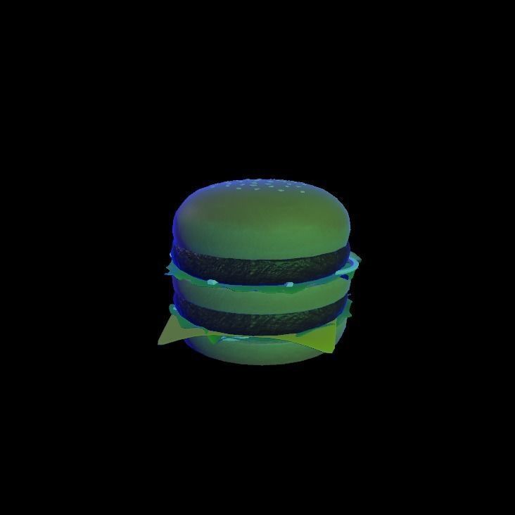 Big mac 3D model_3