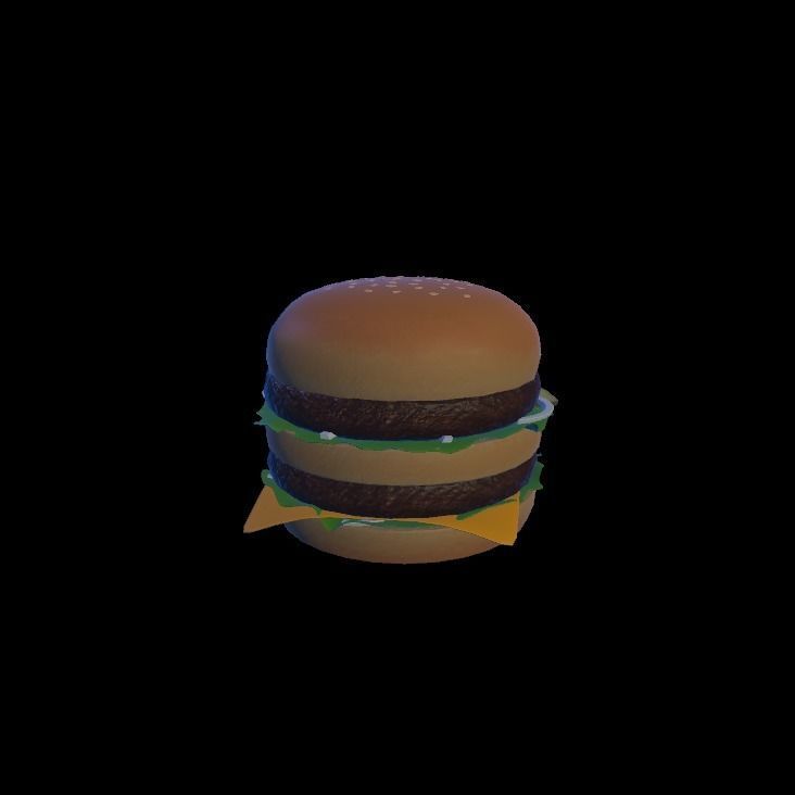 Big mac 3D model_4