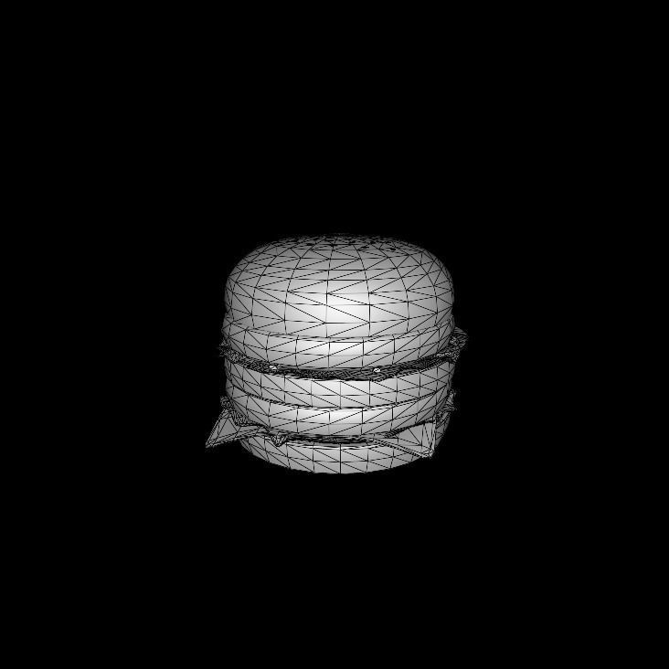 Big mac 3D model_9