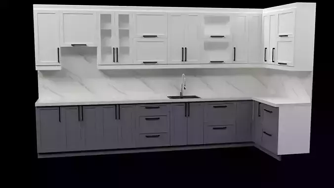 modern kitchen model