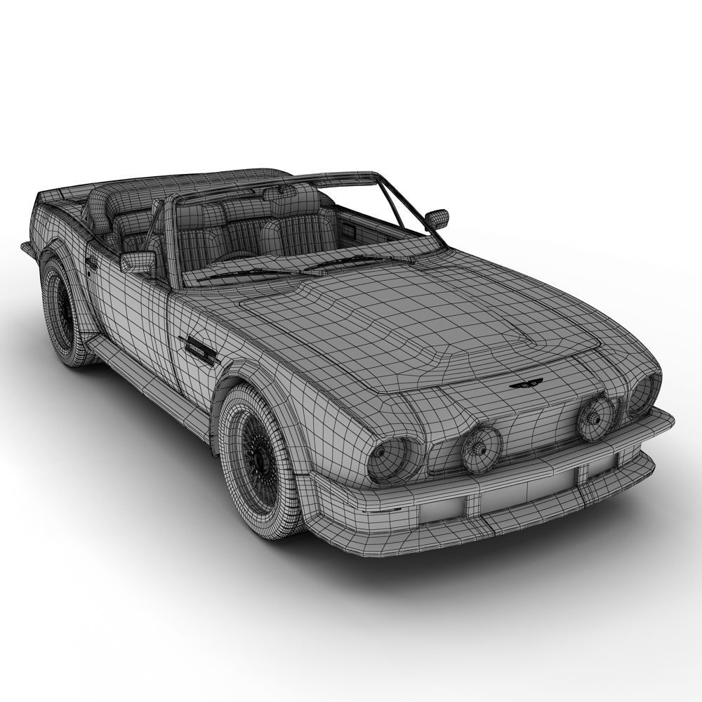 Aston Martin V8 Vantage Volante 3D model_1