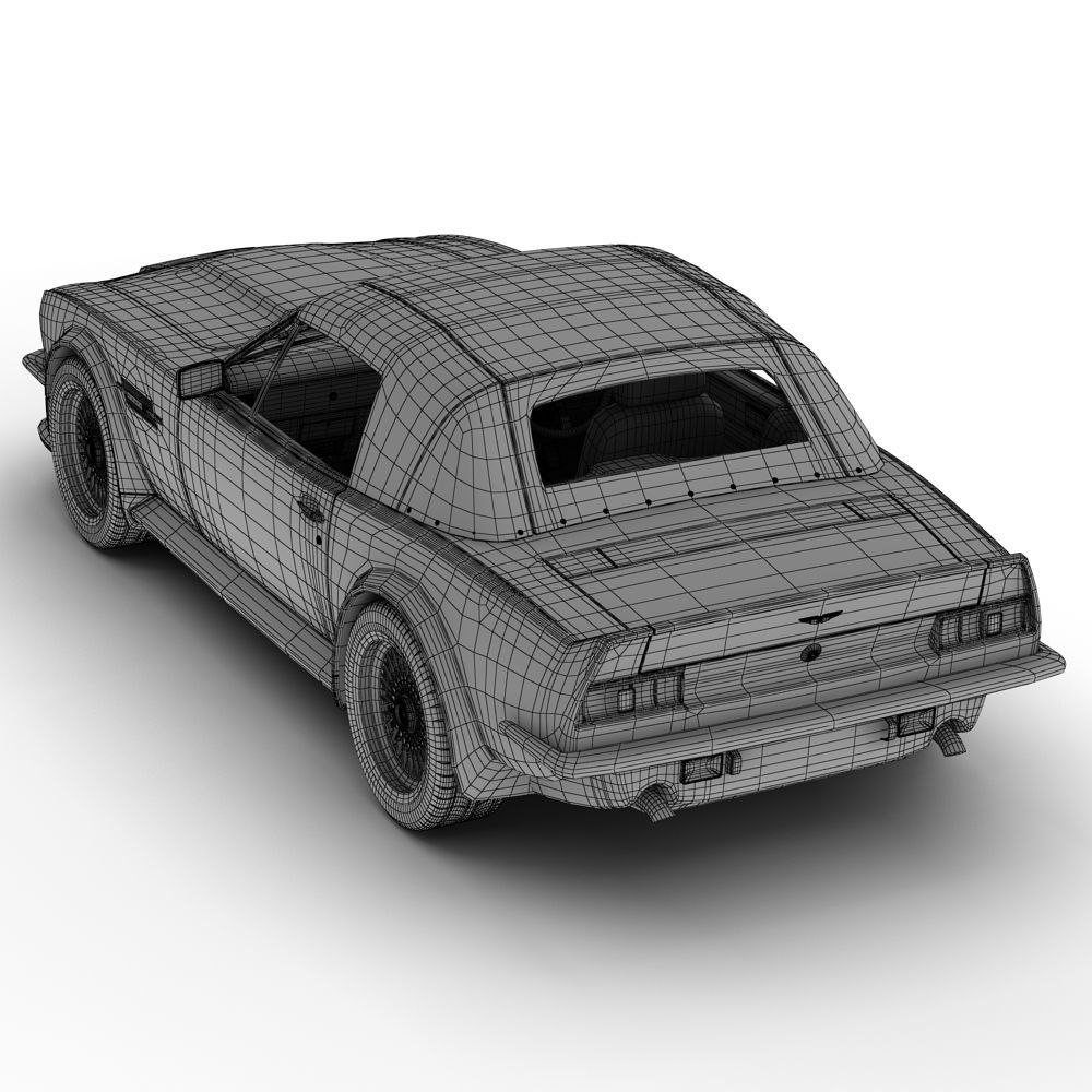 Aston Martin V8 Vantage Volante 3D model_9