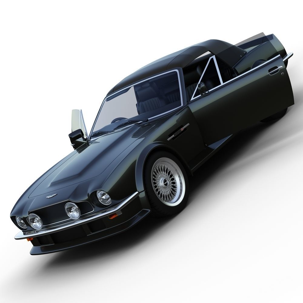 Aston Martin V8 Vantage Volante 3D model_10