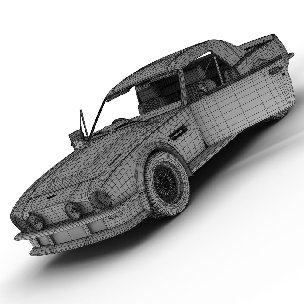 Aston Martin V8 Vantage Volante 3D model_11