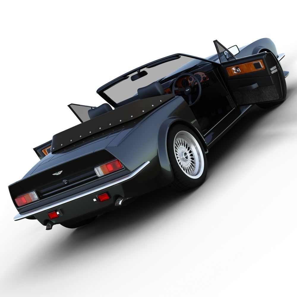 Aston Martin V8 Vantage Volante 3D model_4