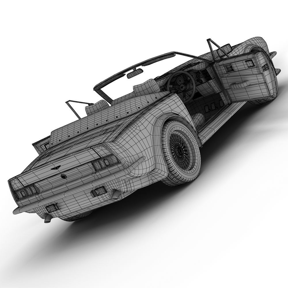 Aston Martin V8 Vantage Volante 3D model_5