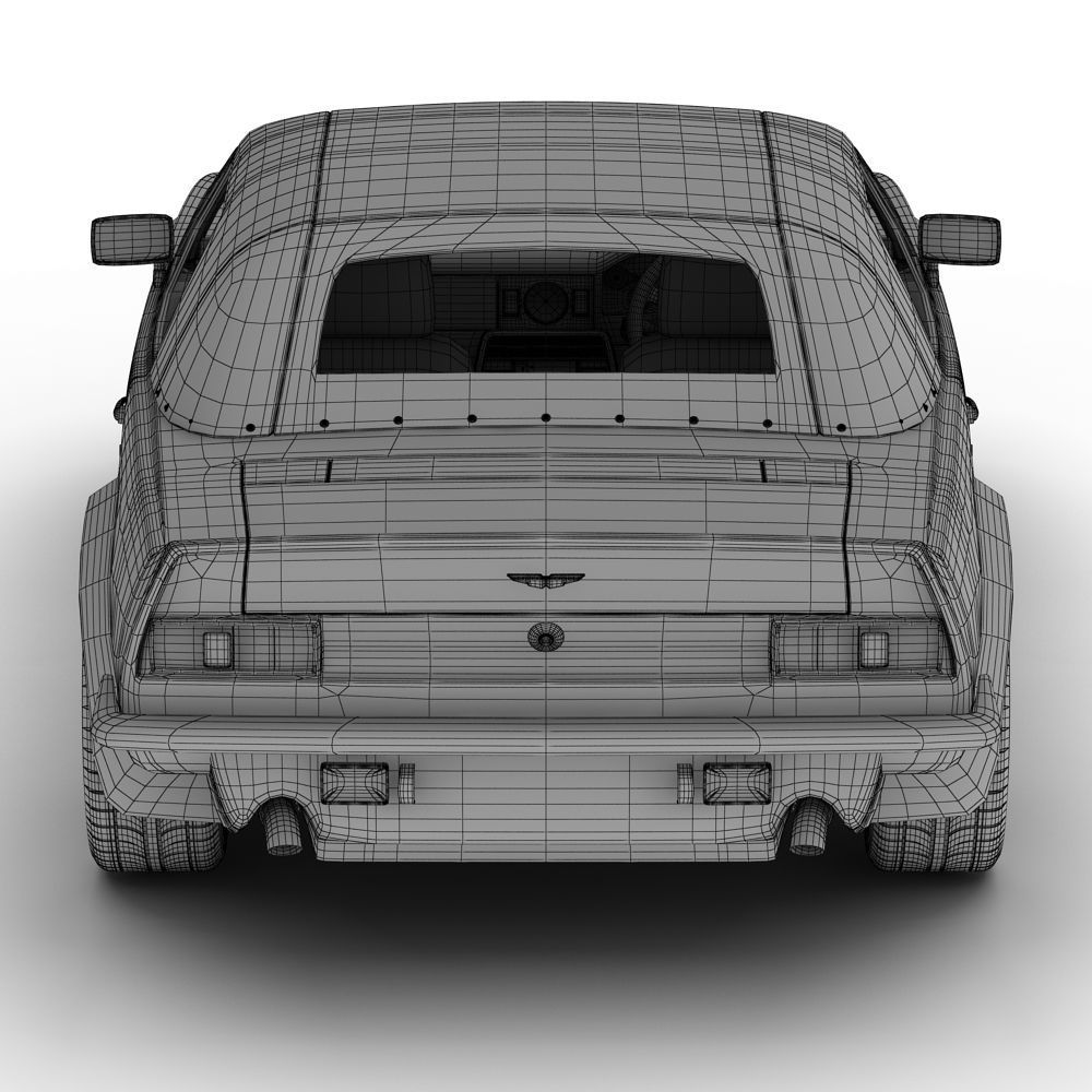 Aston Martin V8 Vantage Volante 3D model_7