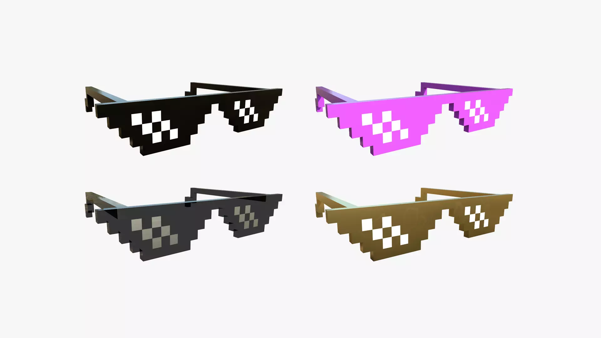 04 Deal With It Sunglasses CGI Collection - Character Design _0